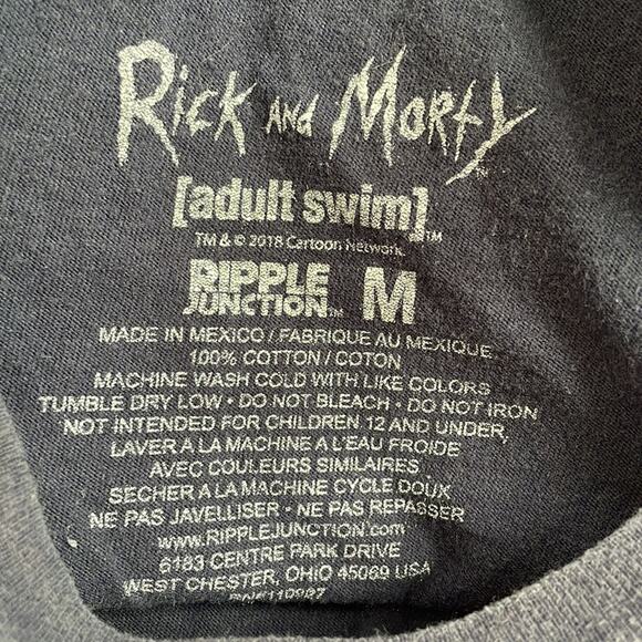 Rick and Morty Cartoon Network Spaceship T-Shirt Adult Swim Graphic Comic Y2K - Picture 4 of 4